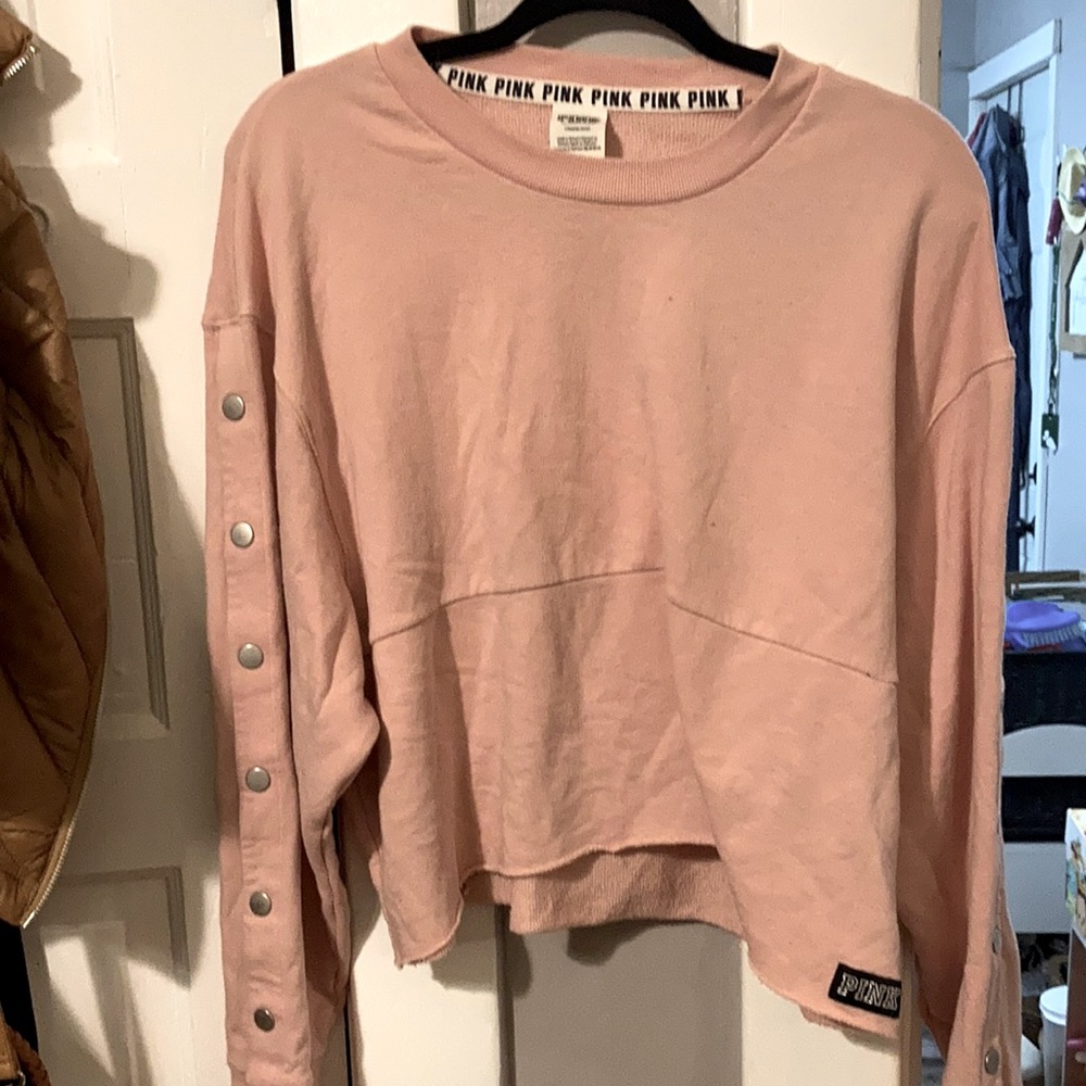 Cropped Pink sweatshirt